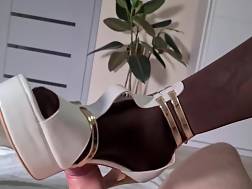 chocolate pantyhose white cum