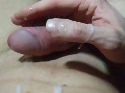 sperm handjob