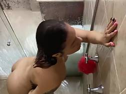 spying caught masturbating shower
