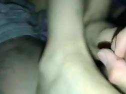 pov footjob