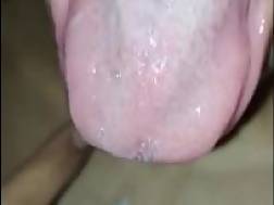 pov sucks sperm mouth