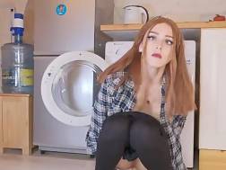 redhead teenager pleasure dildo