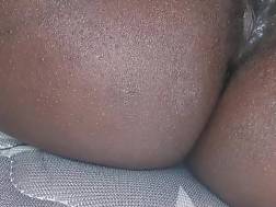 unshaved black pussy masturbation