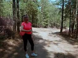 milf fitness forest undressing