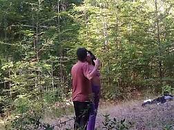 couple blow woods