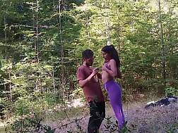 couple blow woods