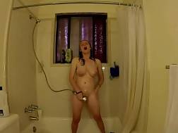 big boob striptease shower