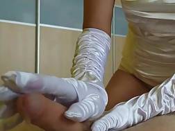 handjob white gloves