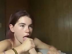 young wife sucking dick