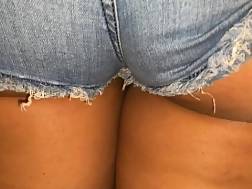 booty denim shorts
