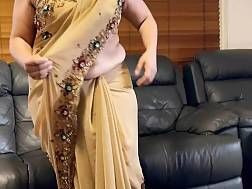 striptease indian wife undressing
