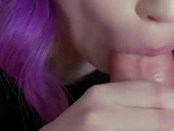 jizz mouth blowjob