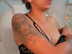 colombian brunette tattooed shows