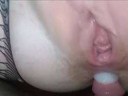 fishnet blowjob rectal creampie