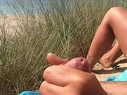 beach public wanks finger