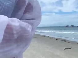 big boobs milf beach