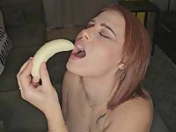 pale deepthroats banana whipped