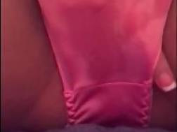 teenager wearing panties rubs