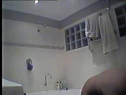 wife showering