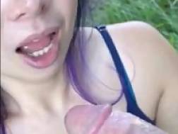 oriental outdoor blowjob