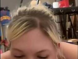 pov blonde milf deepthroat