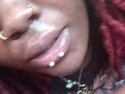 ebony sucking dick