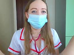 nurse relaxing nuts suck