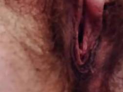 huge hairy vagina closeup