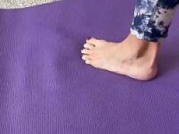 jerking wifes feet stretches