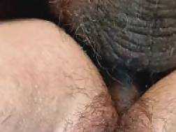 gaping hairy anus