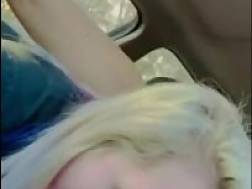 blonde blow driving couple