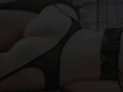 bound redhaired black underwear