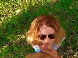 sperm ginger glasses outdoor