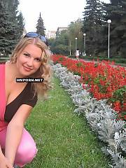 cute russian woman undressing